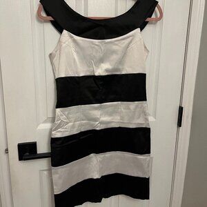 Wishes Wishes Wishes Black & White Dress